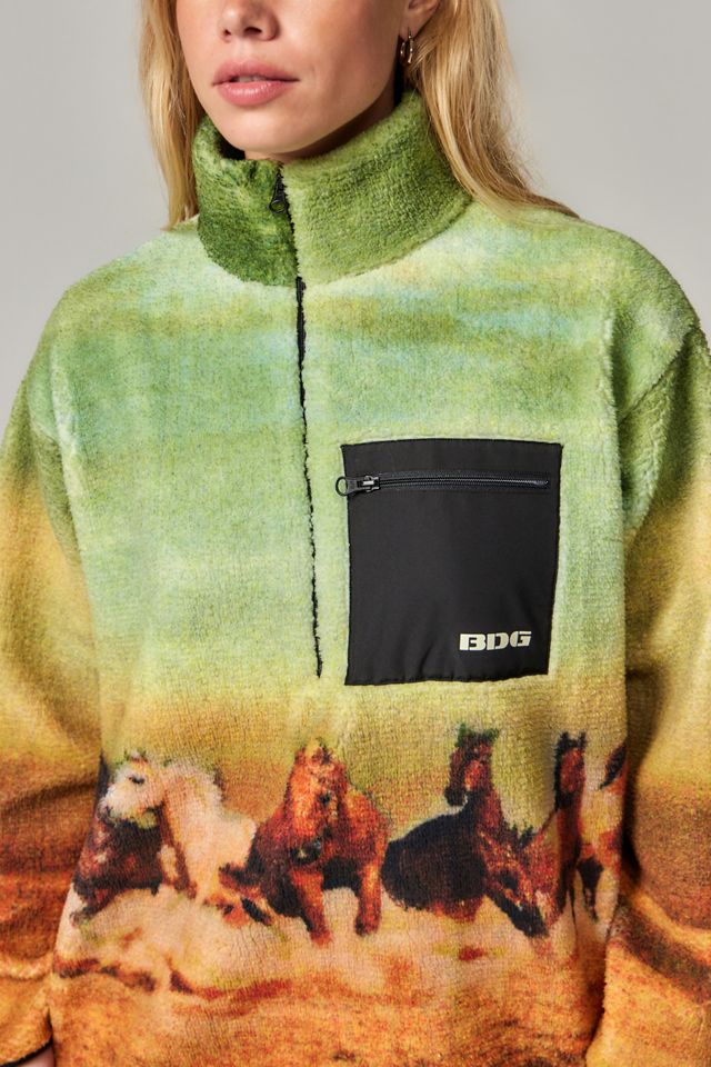 BDG SOAY Horse Half-Zip Fleece #2