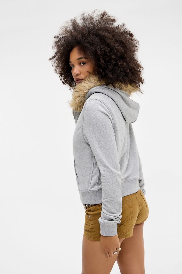 Out From Under Kuschel Kunstfell Hoodie #3