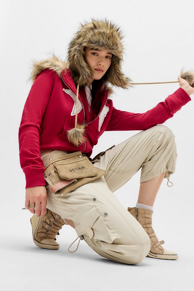 Out From Under Bundle Up Faux Fur Hoodie | Urban Outfitters UK