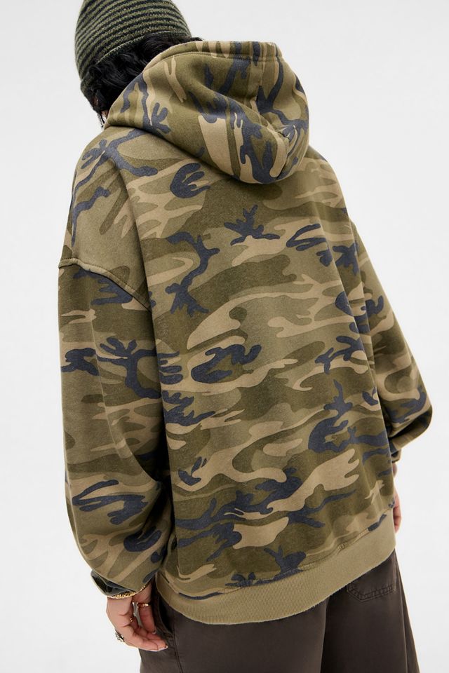 UO Star Camo Zip-Through Hoodie #3