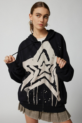 Bleached Star Hoodie