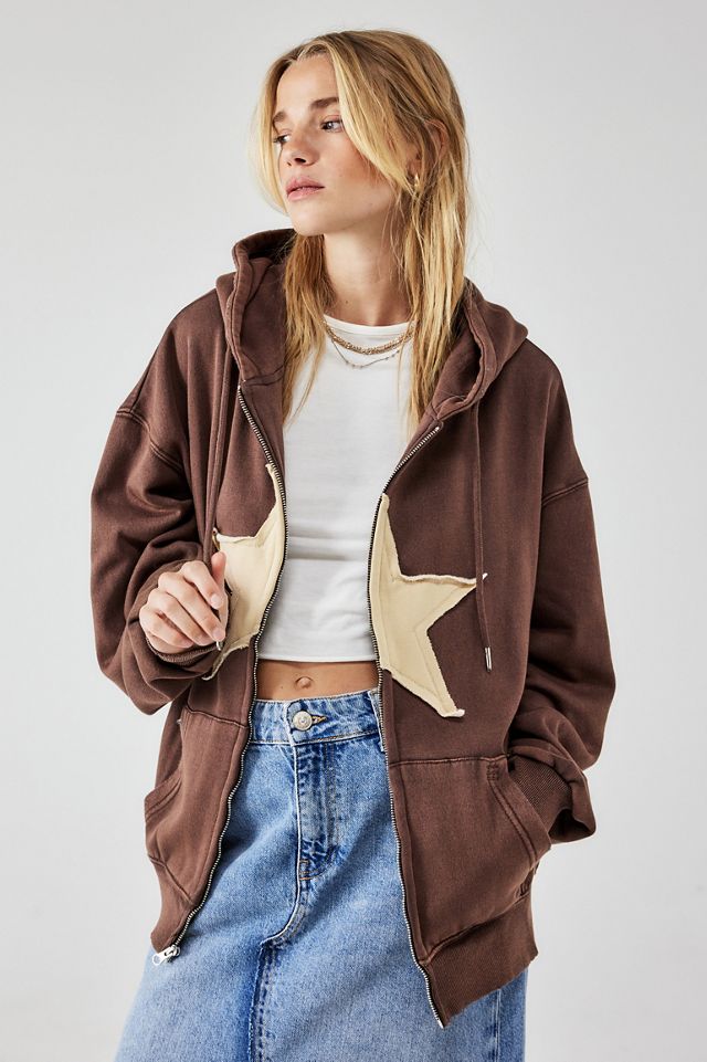 UO Star Chocolate Dusty Hoodie  #2