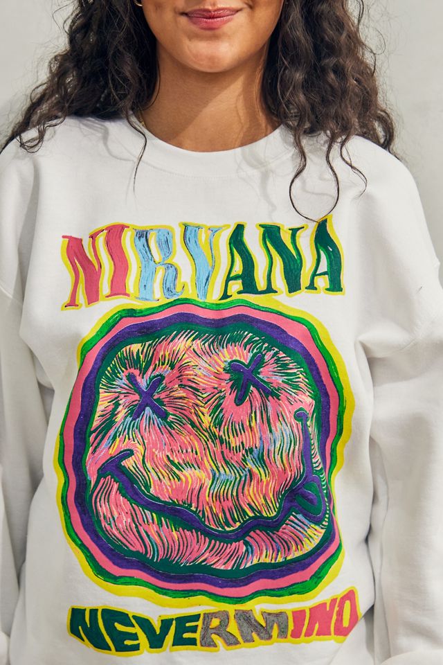 UO White Nirvana Nevermind Sweatshirt #2