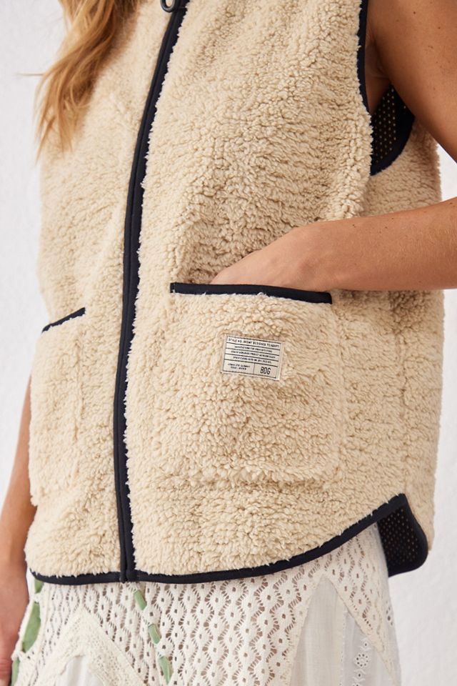 Gilet en polaire crème BDG #2