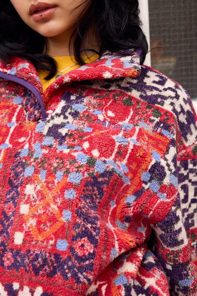 BDG Red Tapestry Fleece #1