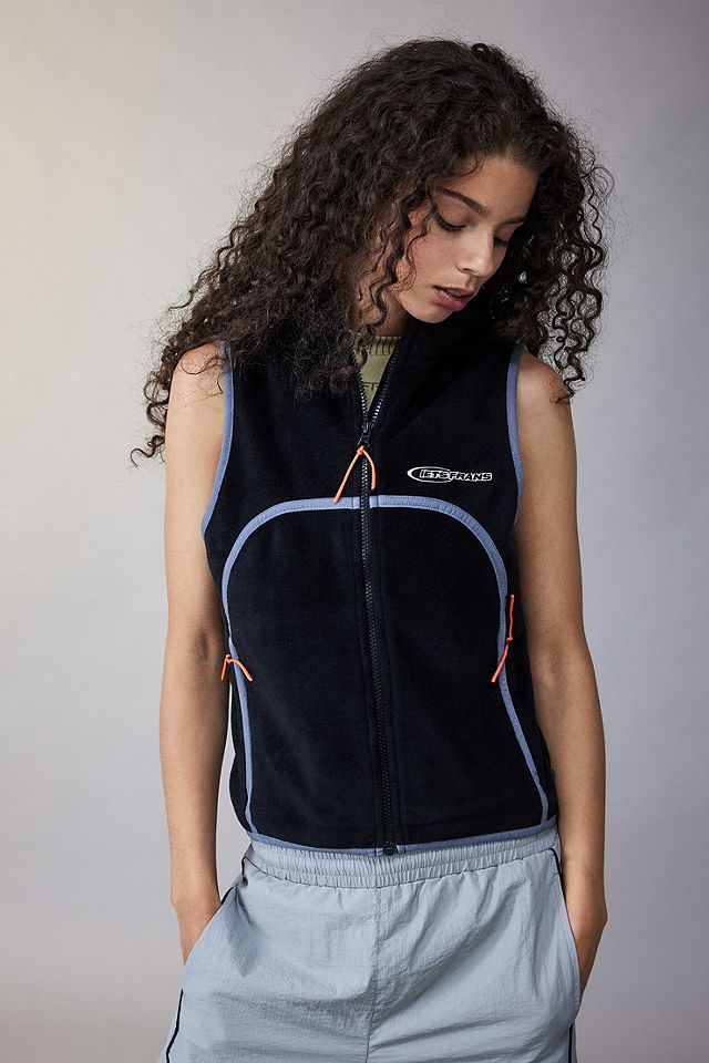 iets frans... Colour Block Fleece Gilet | Urban Outfitters UK