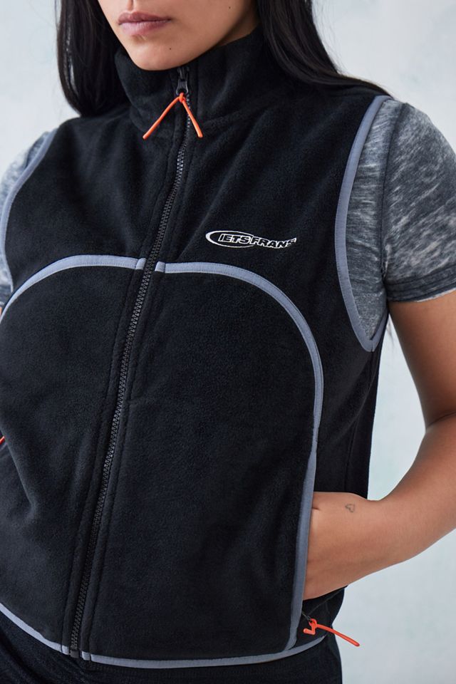 iets frans... Colour Block Fleece Gilet #2
