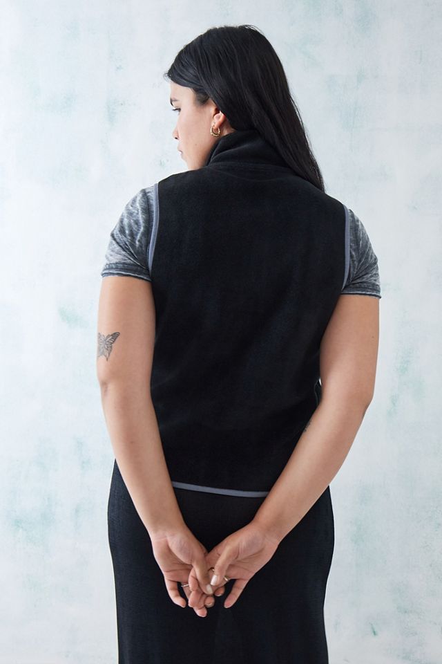 iets frans... Colour Block Fleece Gilet #7