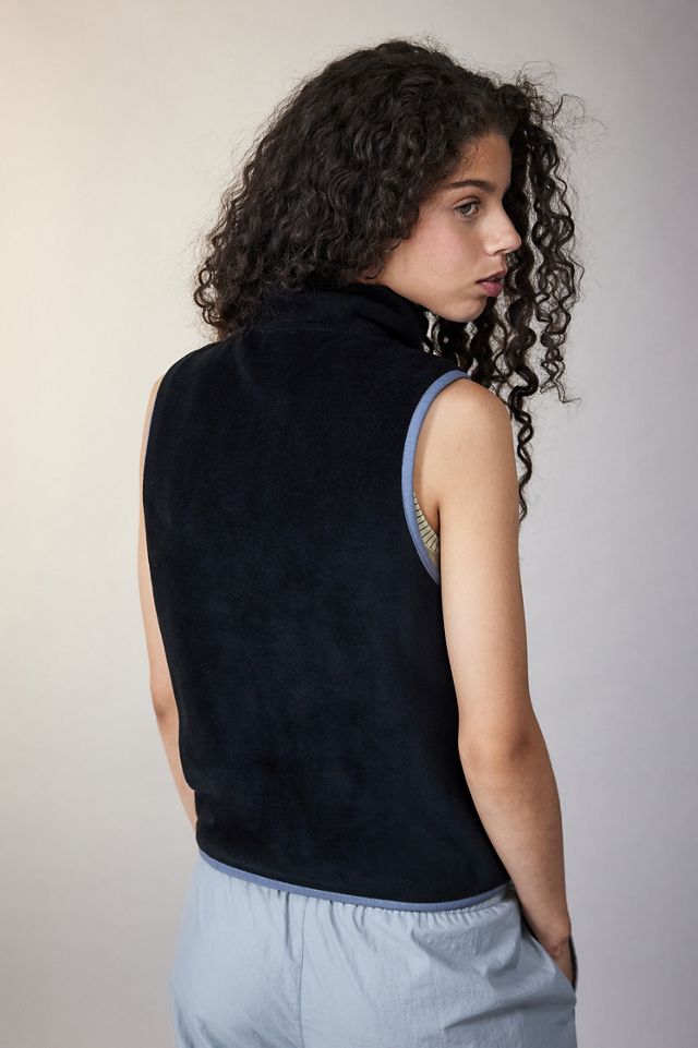iets frans... Colour Block Fleece Gilet #4