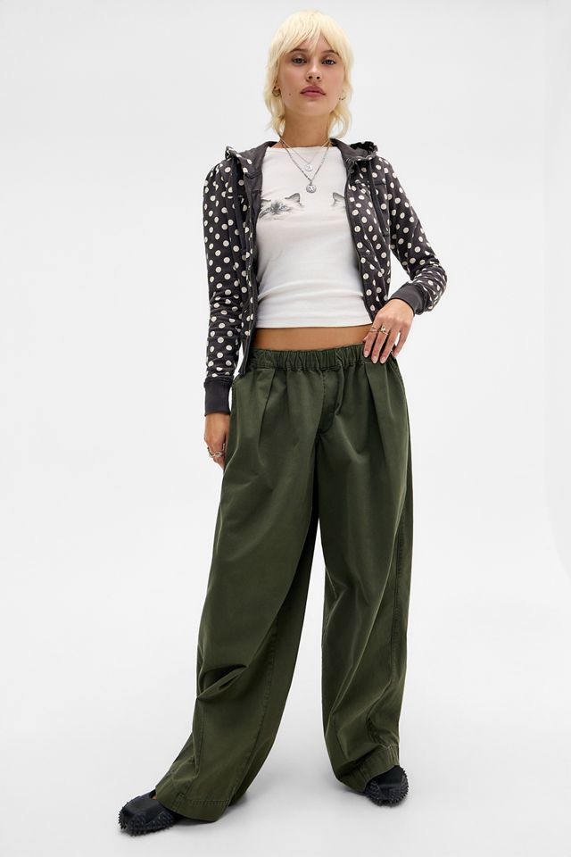 UO Polka Dot Taillierter Zip-Hoodie #2
