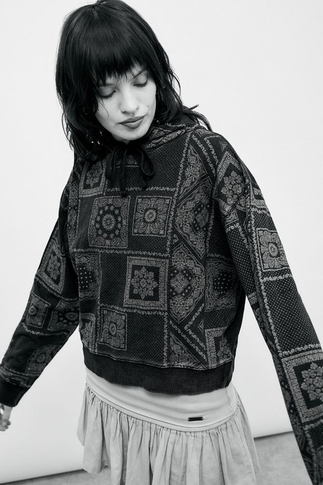 BDG Paisley Slouch Hoodie #2