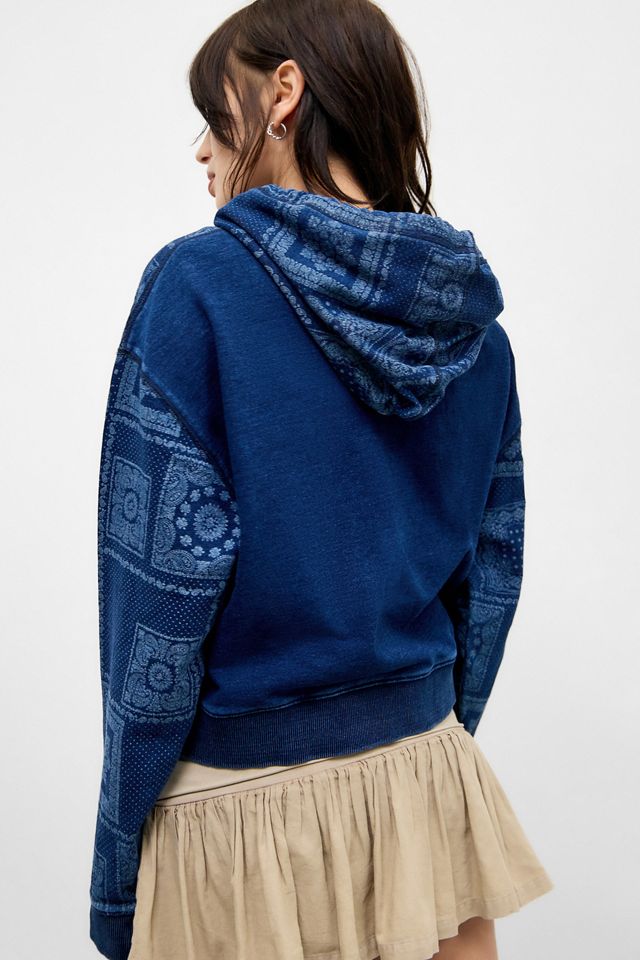 BDG Paisley Slouch Hoodie #4