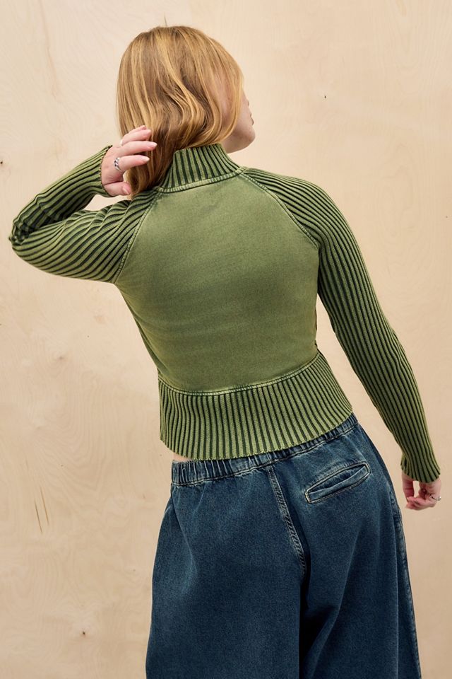 BDG Khaki Tina Track Top #3