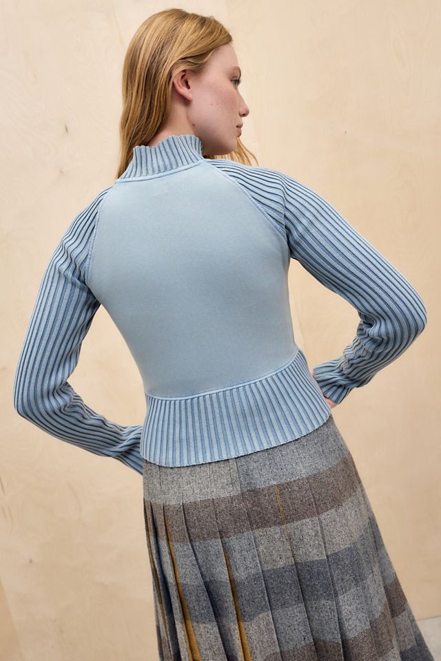 BDG Blue Tina Track Top #3