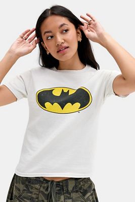UO Batman Logo Relaxed Grafik-T-Shirt