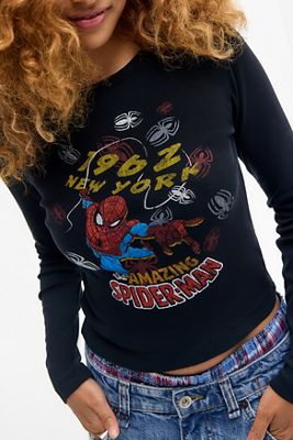 UO Spiderman Long Sleeve Baby T-Shirt