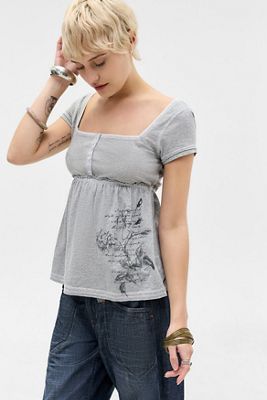 Top Babydoll con Gráfico Brittney BDG