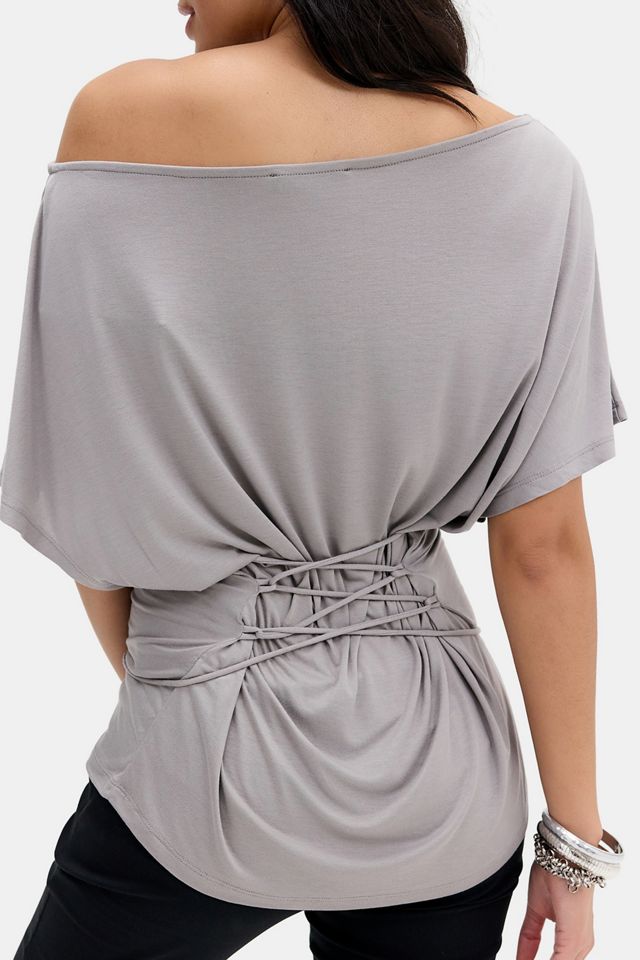 Silence + Noise Adelfi Wrap Top #1