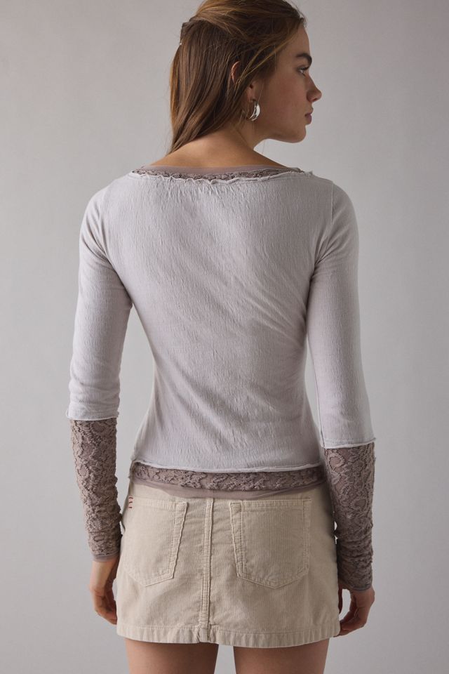 Kimchi Blue Doppel-Ärger Twoffer T-Shirt #3