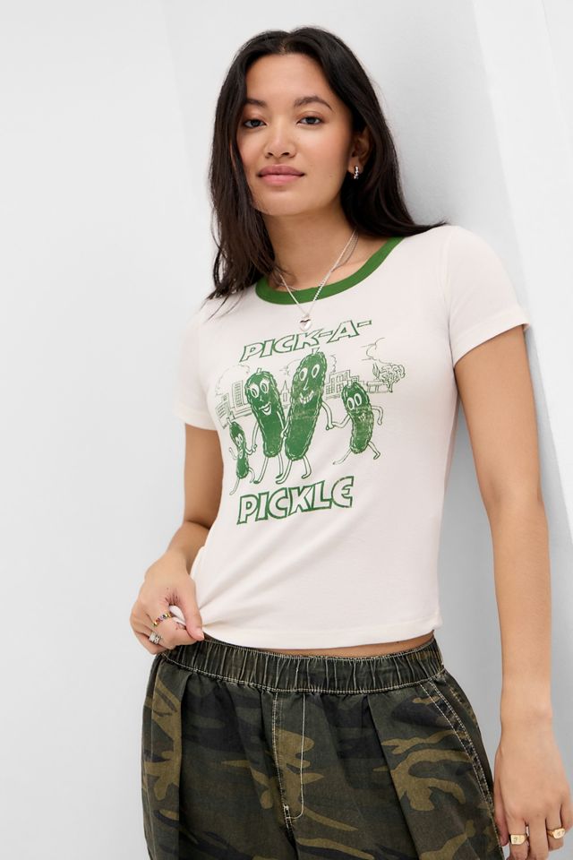 Maglietta UO Pick A Pickle Ringer #1