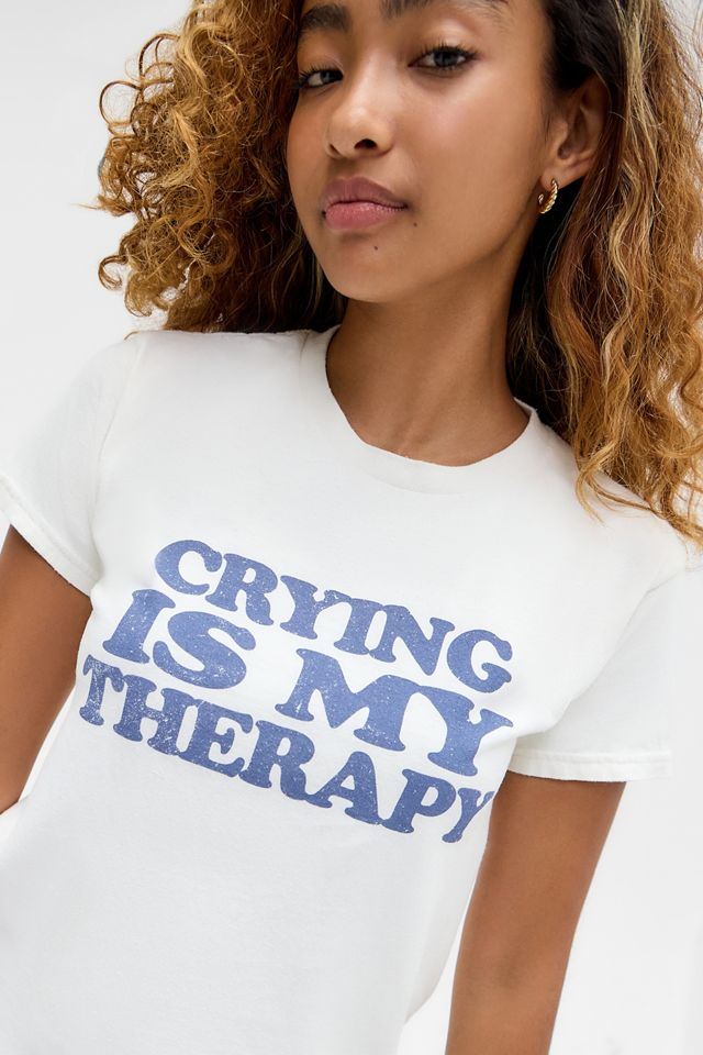 UO Crying Therapy Relaxed T-Shirt #2