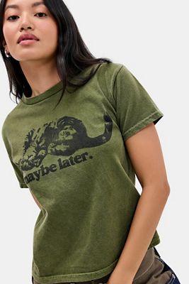 Camiseta Relajada UO Maybe Later