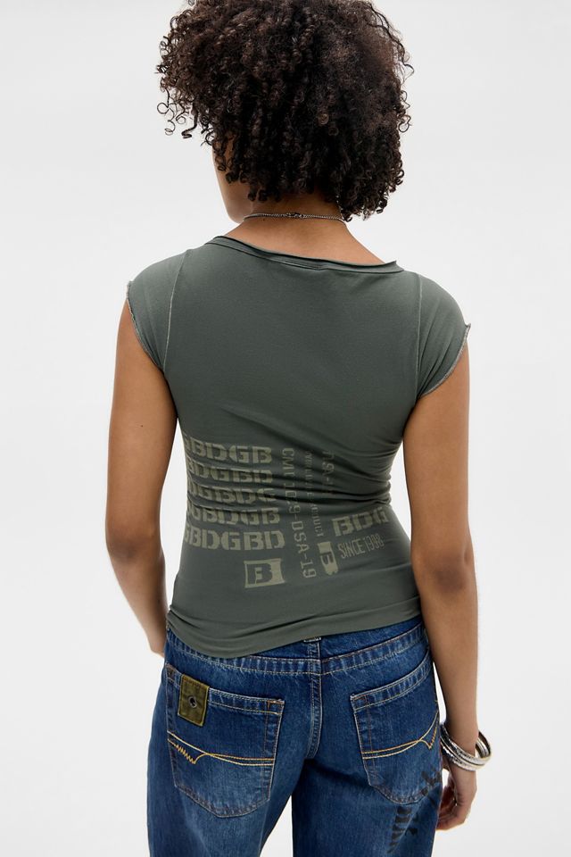 BDG Seamless Grunge Baby Tee #3