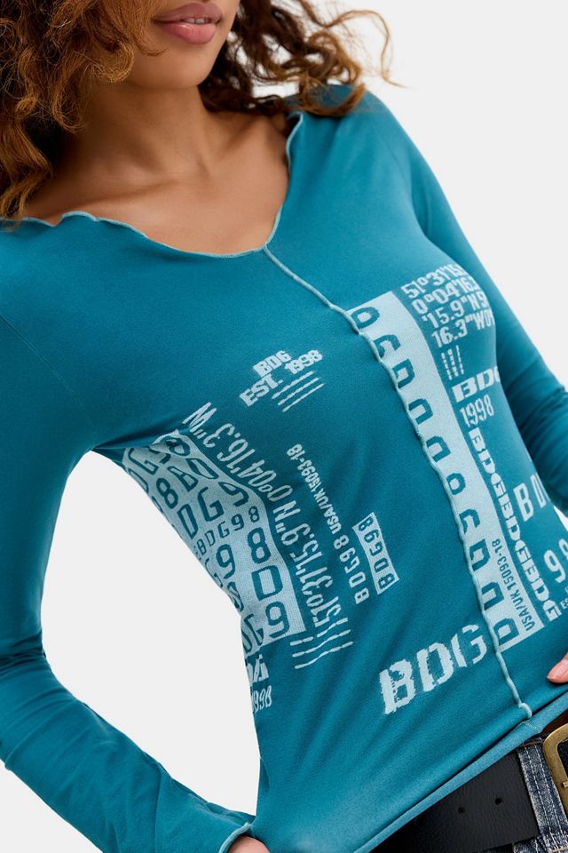 BDG Seamless Long Sleeve Graphic Tee #2