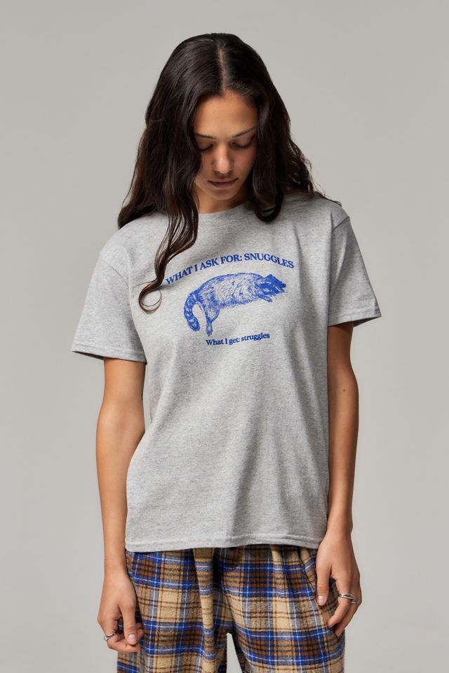 T-shirt UO Racoon Snuggles #1