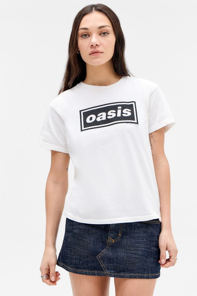 UO White Oasis Relaxed T-Shirt #1
