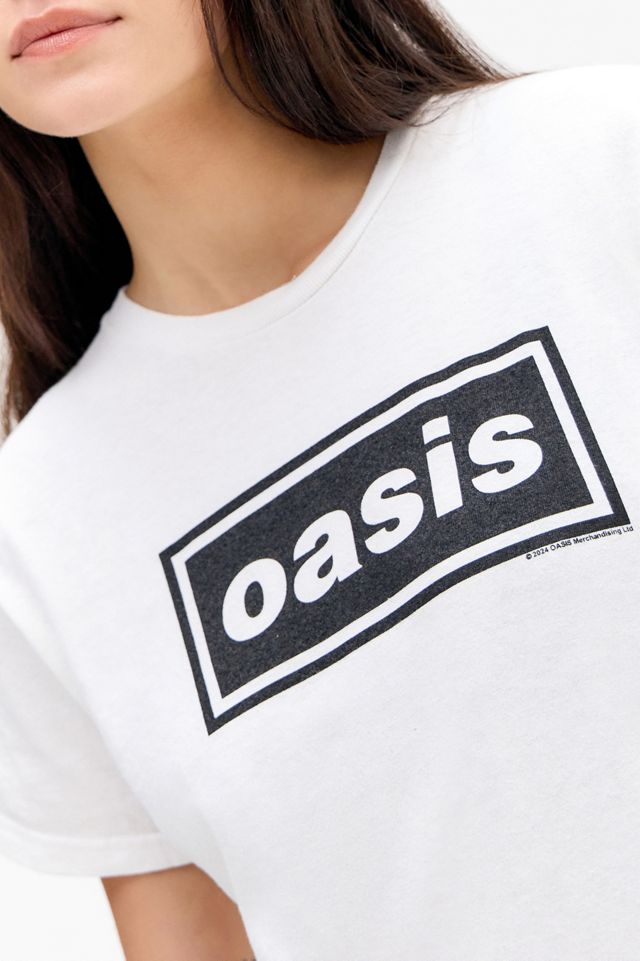 UO White Oasis Relaxed T-Shirt #3
