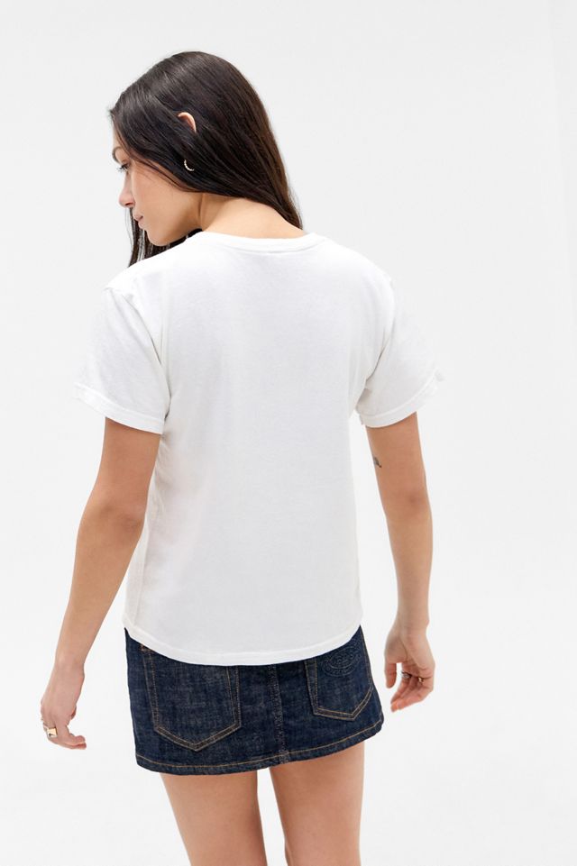 UO White Oasis Relaxed T-Shirt #4