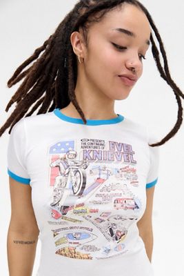 UO Evil Knievel Ringer Baby T-Shirt