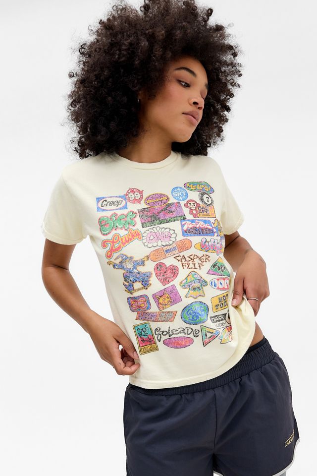 T-shirt ample UO Skate Stickers #2
