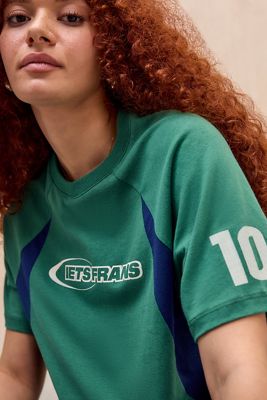iets frans... Panelled Boyfriend T-Shirt