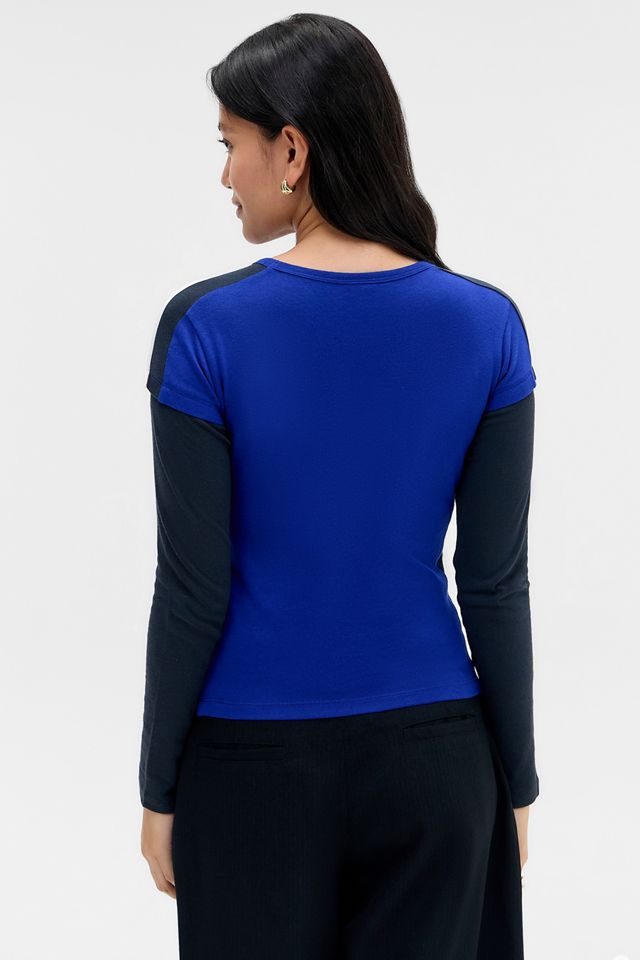 UO Blue Peckham Football Twofer T-Shirt #3