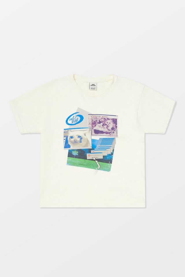 Camiseta Holgada UO Cat Net Play #6