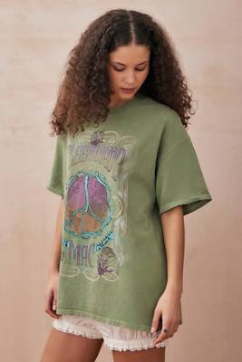 T-Shirt Officiel Fleetwood Mac 'Penguins' - Gris - Neuf Avec étiquettes - Homme