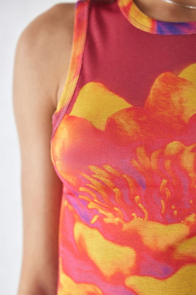 UO Orange Bloom Tank Top  #2
