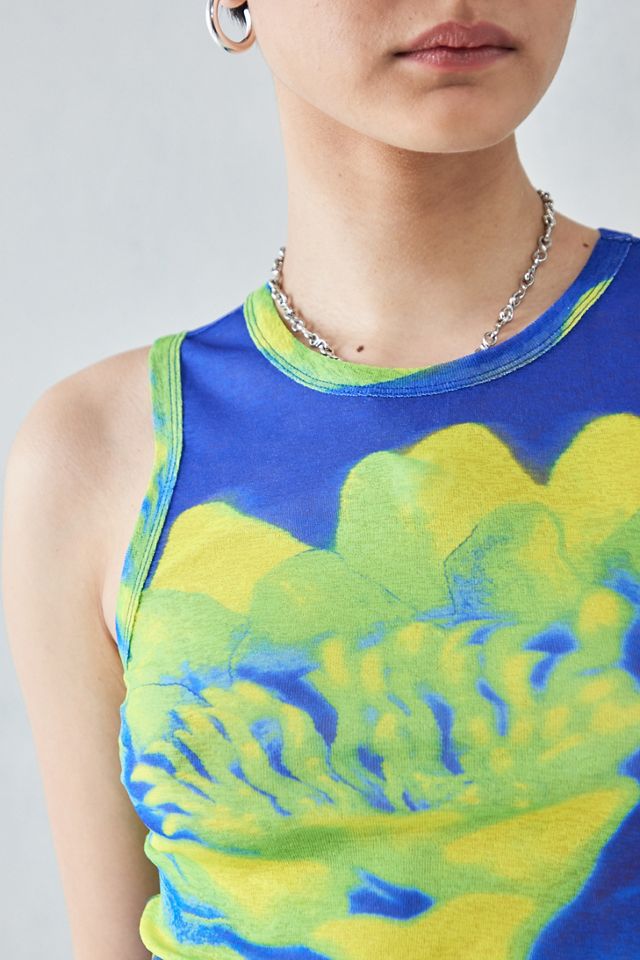 UO Green Bloom Tank Top #2