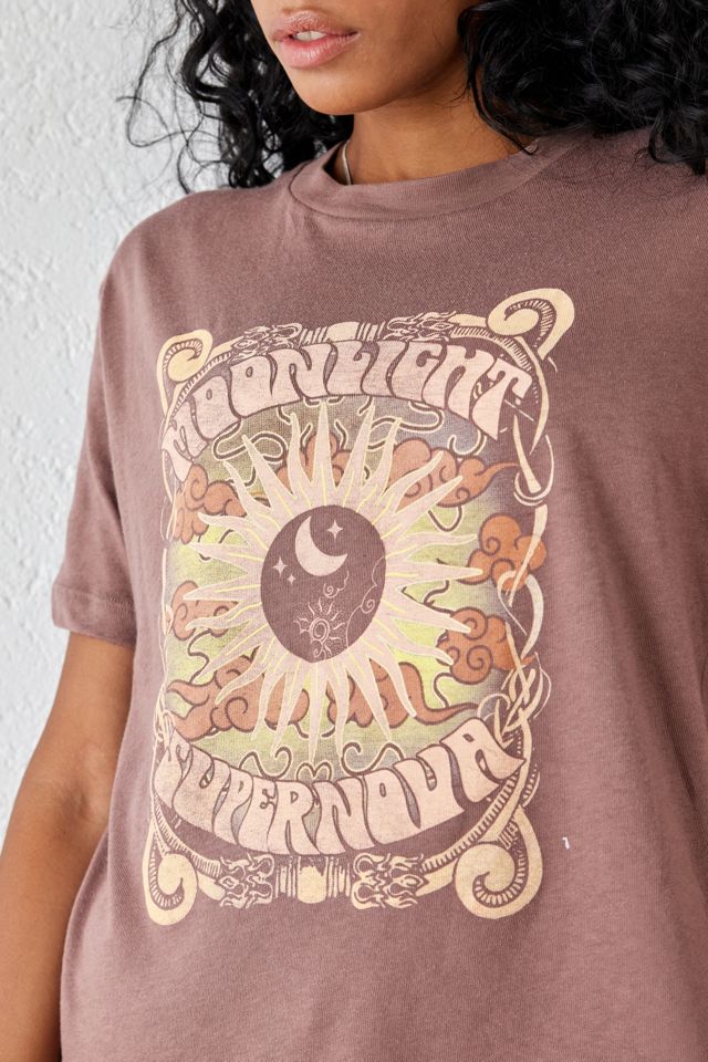 T-shirt Boyfriend UO Moonlight Supernova #2