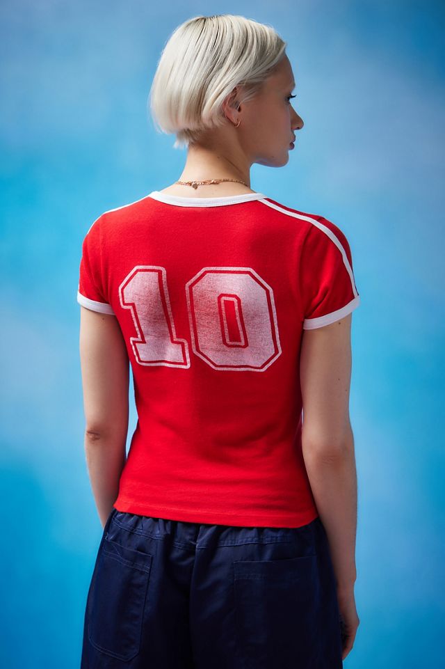iets frans... Rotes Mia Fußball Baby T-Shirt #3
