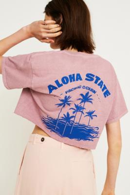 UO Aloha State Crop T Shirt