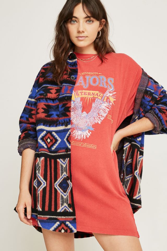 oversized band t shirt