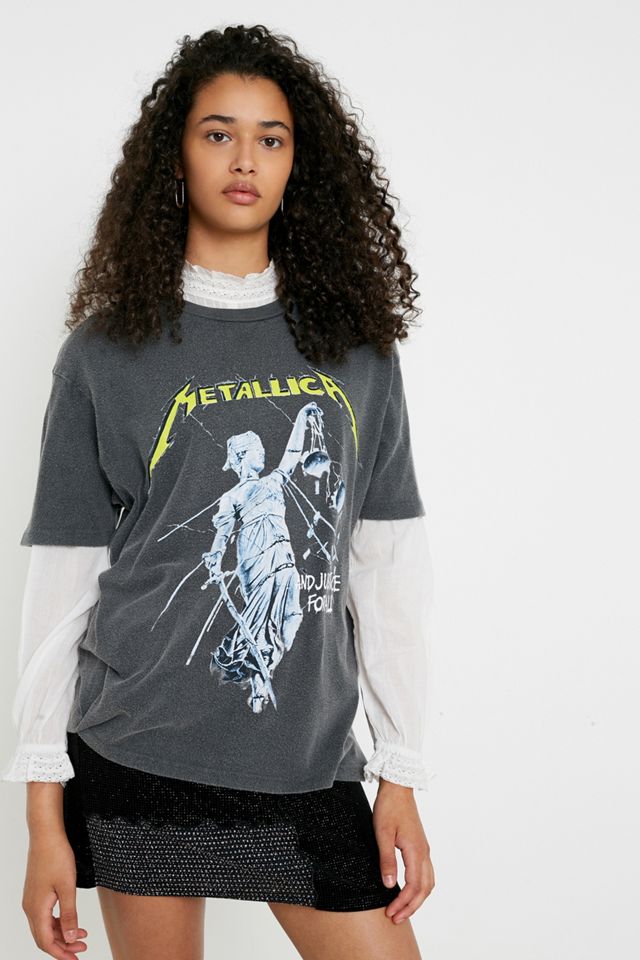 Metallica Justice For All Tracks Men39;s T-shirt Black