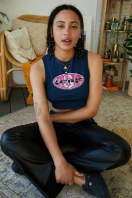 UO Garbage Y2K Super-Cropped Tank Top | Urban Outfitters UK