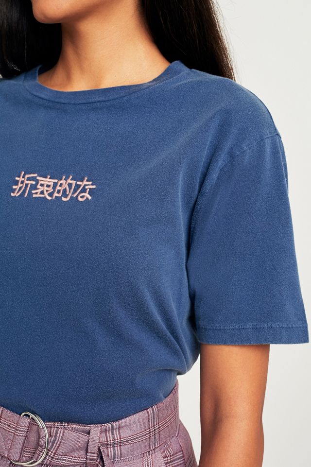 Urban Outfitters Eclettica Rosa Ricamata T-Shirt #3