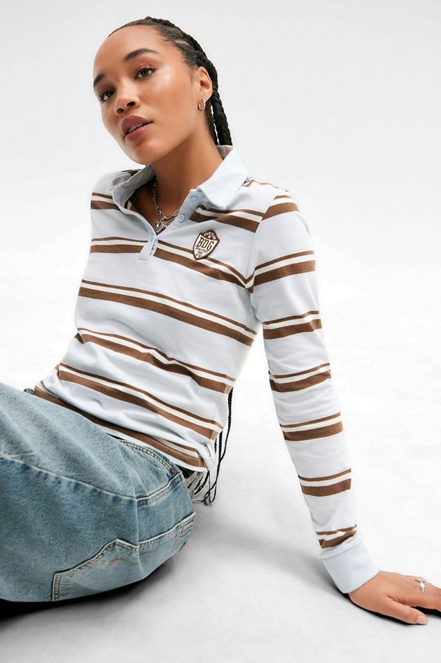 BDG Shrunken Stripe Rugby T-Shirt #4