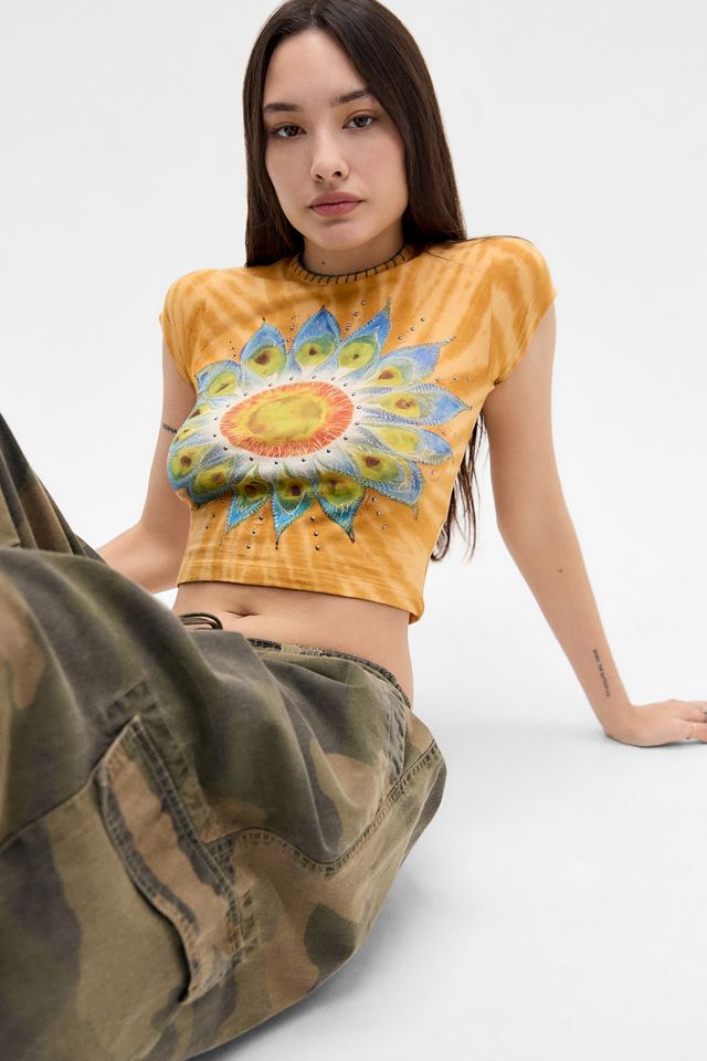 UO Tie Dye Stud Batiste Baby T-Shirt #4