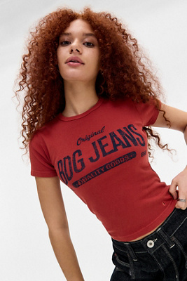T-Shirt Rouge Original Baby en taille: XS - BDG - Modalova